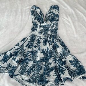 Felicite Smocked Palm Dress